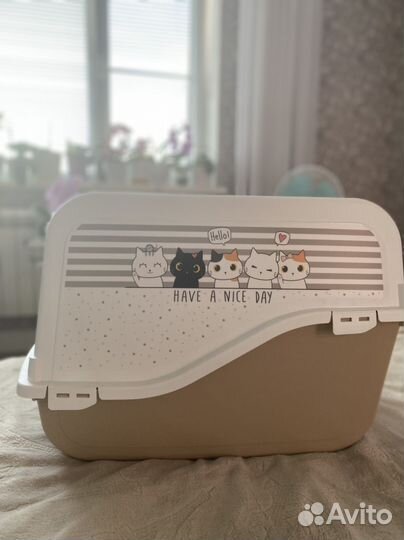 Туалет домик для кошек