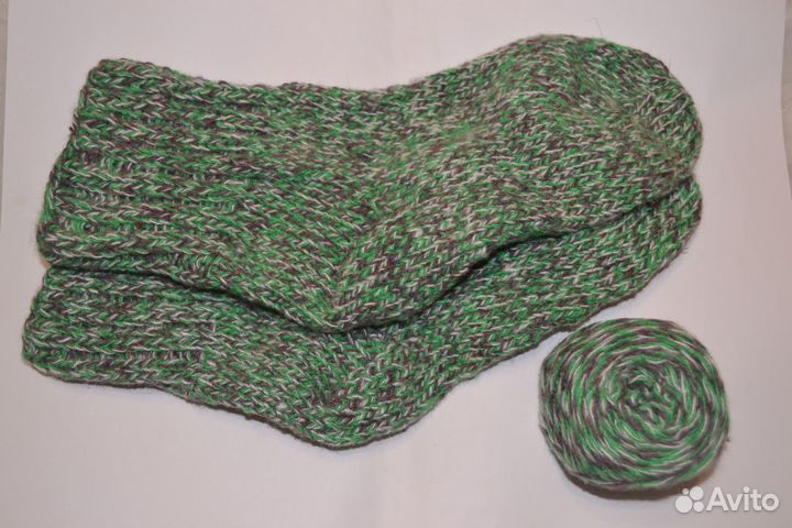 Носки шерстяные ручная работ (новые нитки) р.38-44