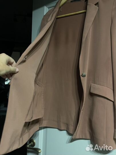 Жакет женский 42 44 кирпичный