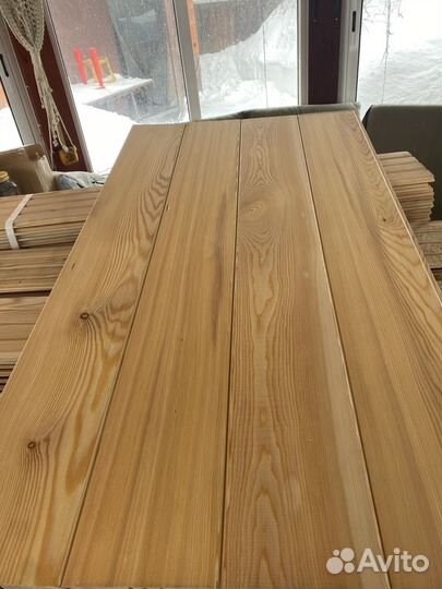 Вагонка штиль из Лиственницы шип паз