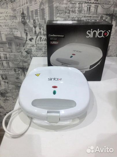 Новая сэндвичница Sinbo SSM 2540