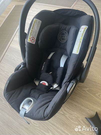 Автомобильная люлька cybex с базой и переходниками