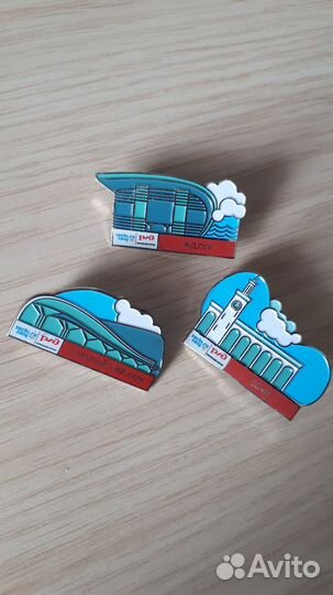 Значки Сочи 2014 ржд 3 шт