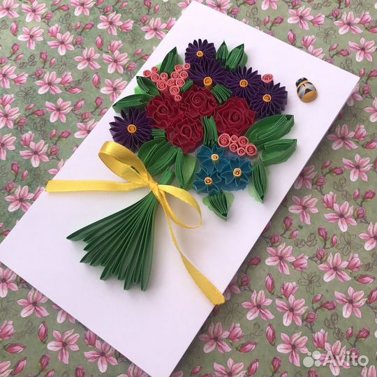 Открытка ручной работы