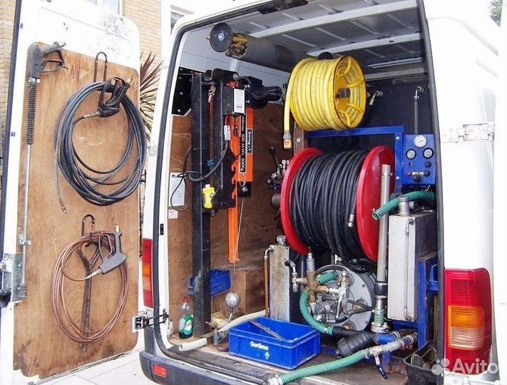 Прочистка канализации. Устраню засор. Откачка ила