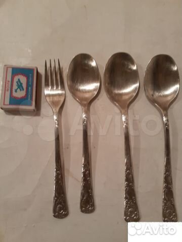 Столовый набор из мельхиора