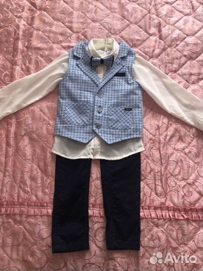 Костюм тройка для мальчика 110 см