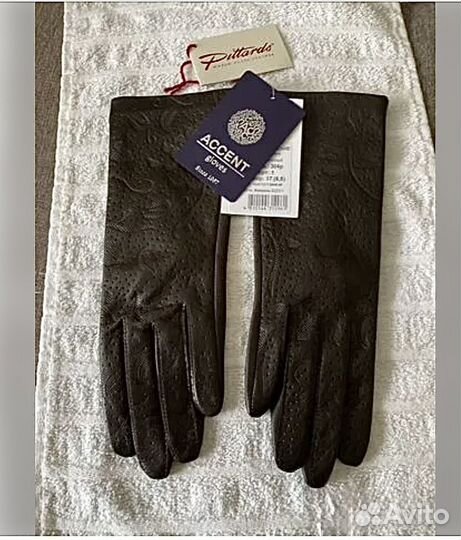 Перчатки женские кожаные Новые размер 17(6.5)
