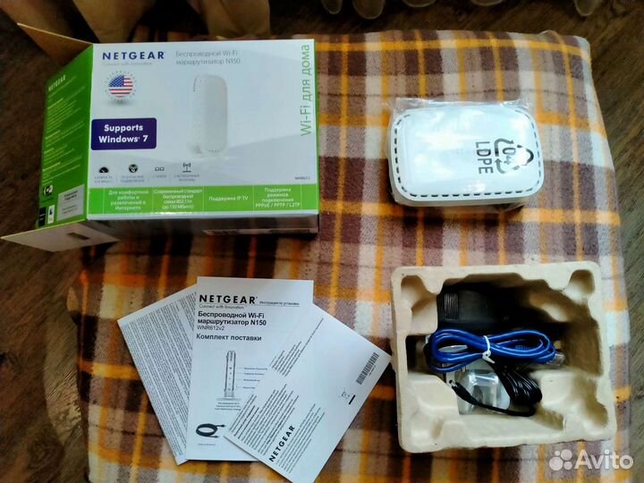 Wi-Fi роутер netgear WNR612 новый