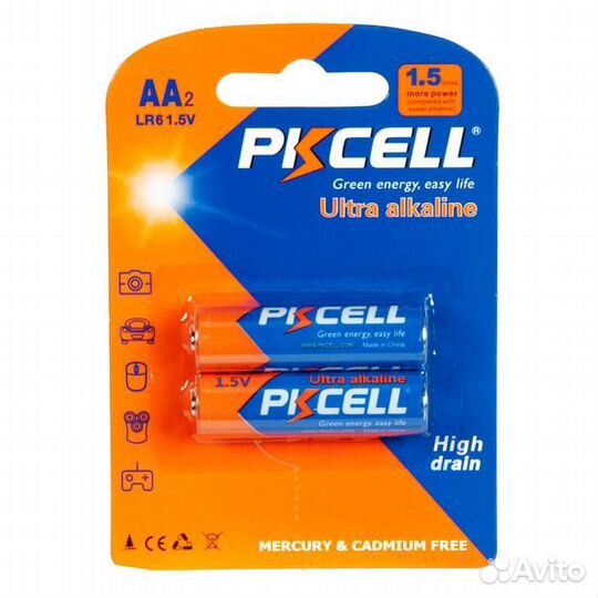 Батарейка (щелочной/алкали элемент питания) pkcell