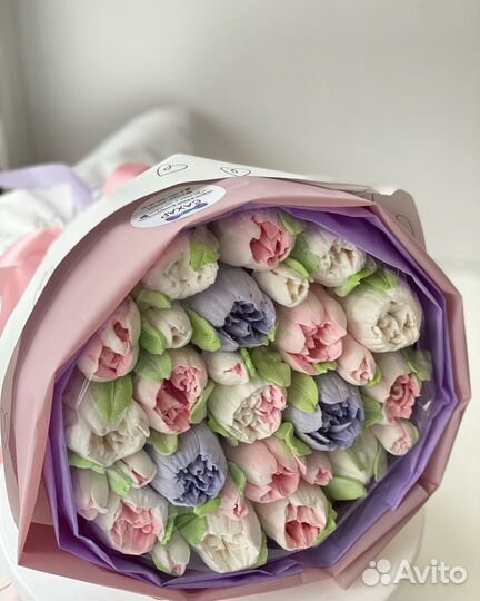 Съедобный букет, сладкий букет,зефирный букет, зеф