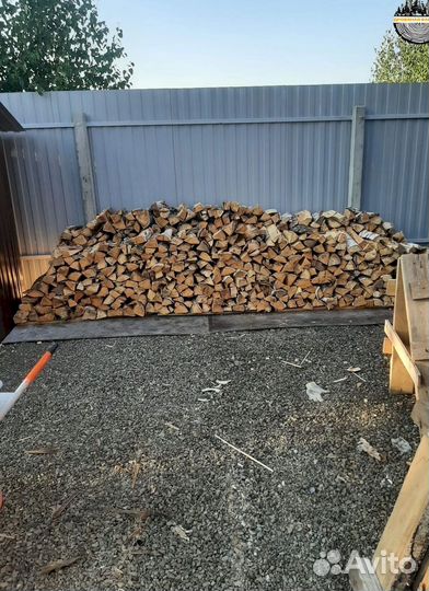 Дрова колотые в укладку
