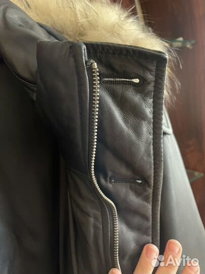 Кожаная куртка мужская 50 52 размер