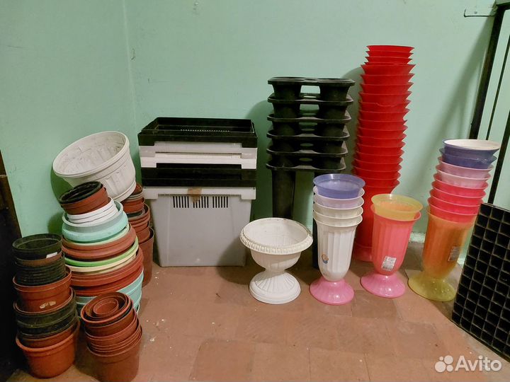 Вазы для цветов, горшки для цветов и рассады