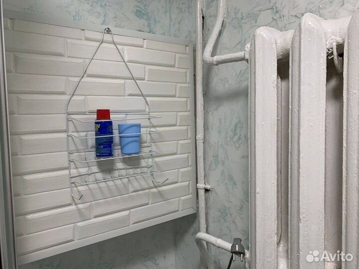 Полка для ванной, бани, навесная, двухъярусная