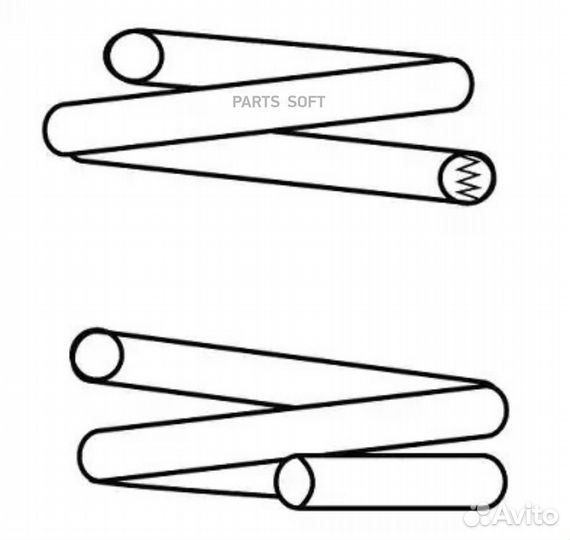 CS germany 14871288 Пружина пер.renault Clio II BB
