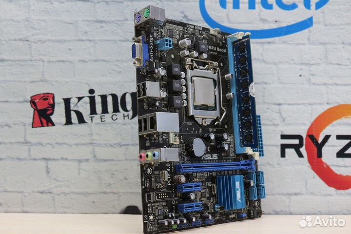 Комплект Intel Core i3-2100 + Asus P8H61-MX