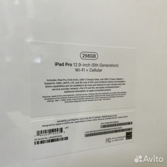 Apple iPad Pro 12.9-inch 256Gb Wi-Fi + Sim M1