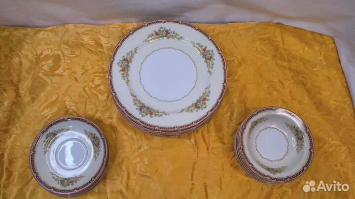 Фарфор тарелки Япония 20 век арт деко