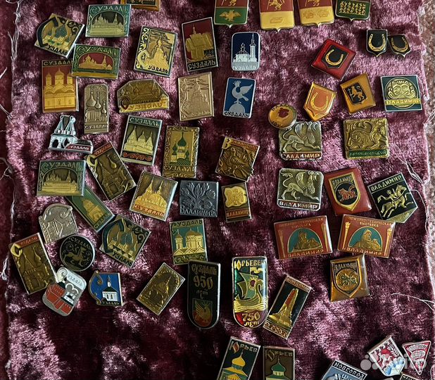 Значки СССР города
