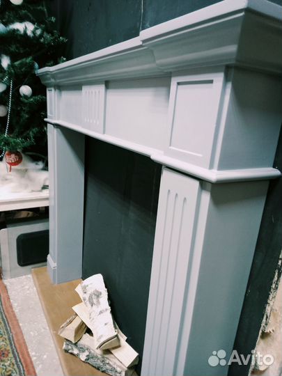 Каминный портал из гипса