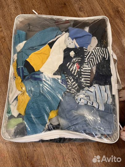 Большой пакет вещей на мальчика от 3 месяцев