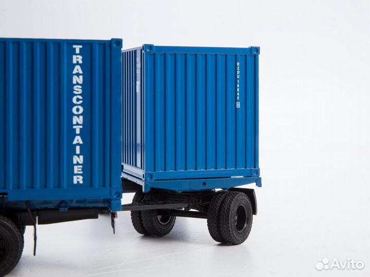 Камаз-53212 контейнеровоз с прицепом гкб-8350