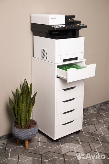 Тумба Валенсия 6 ящиков на колесах