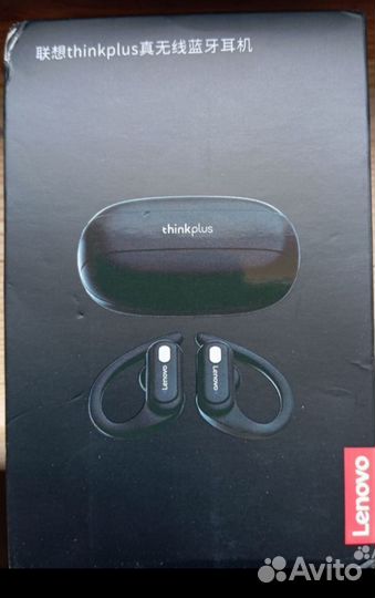 Беспроводные спортивные наушники lenovo