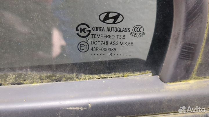 Дверь боковая левая задняя Hyundai Santa Fe, 2008