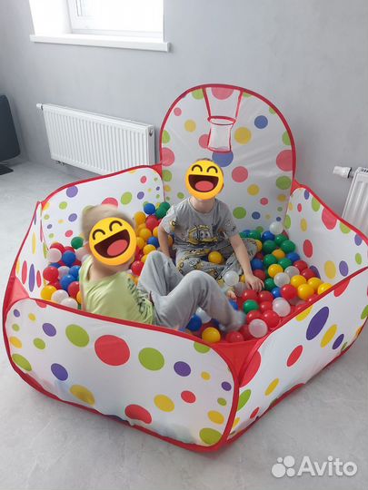 Сухой бассейн с шариками большой