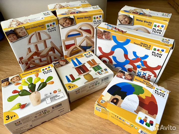 Игрушки Plan Toys развивающие конструкторы