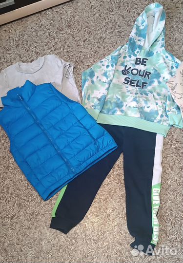 Детские вещи пакетом на мальчика размер 116