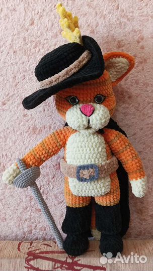 Кот в сапогах ручной работы