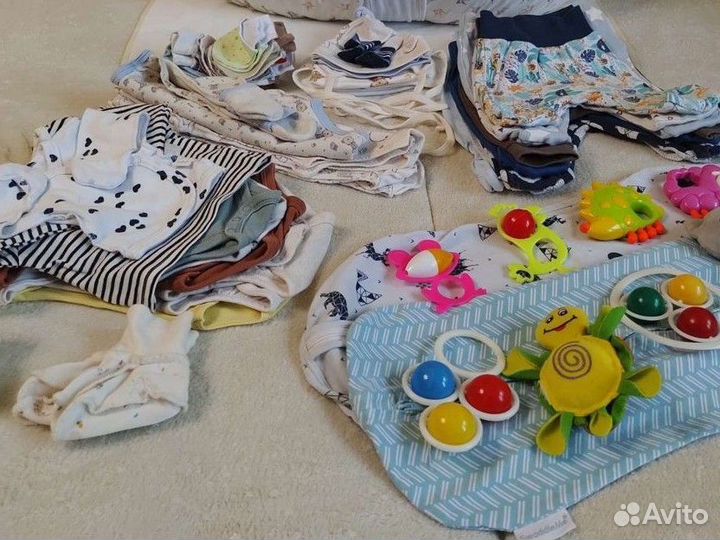 Детские вещи пакетом 0-3 месяца
