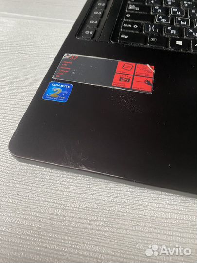 Игровой ноутбук Gigabyte p37
