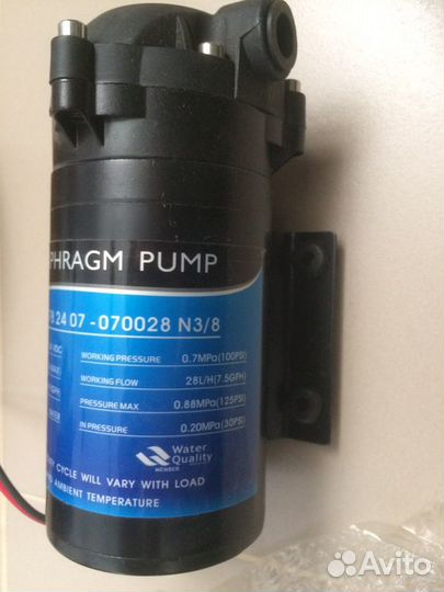Насос водяной для осмоса (помпа)