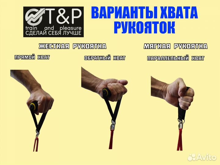 Комплект для тренировок с фитнес эспандерами