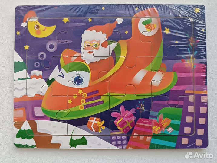 Пазлы вкладыши деревянные новые развивающие