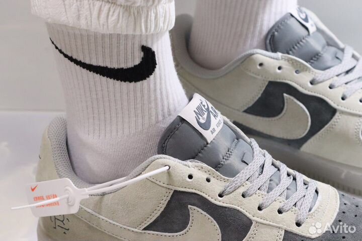 Носки nike белые высокие