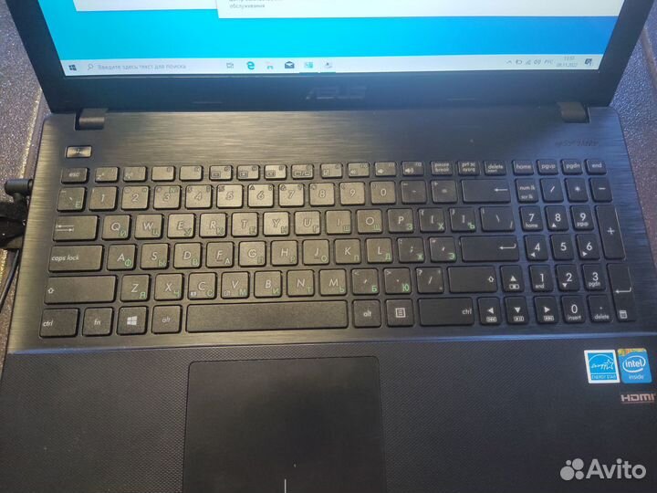 Ноутбук Asus x551(4 ядра\8Гигов\SSD+HDD)