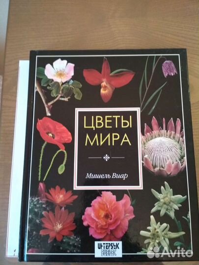 Книга альбом о цветах