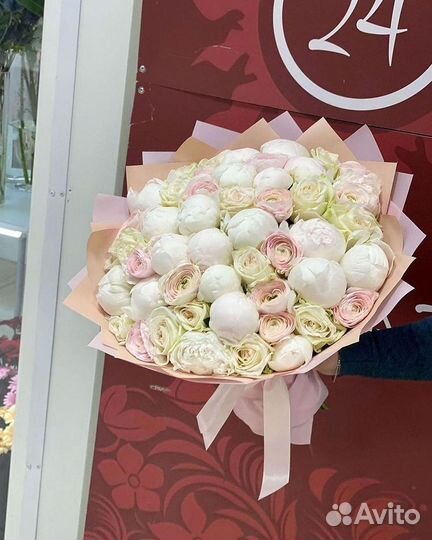 Пионы Букет пионов