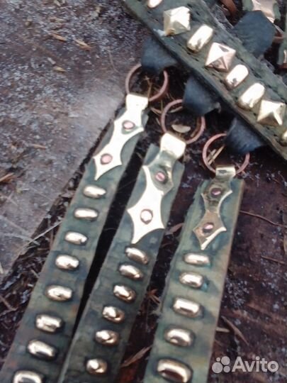 Конская телега, сбруя наборная