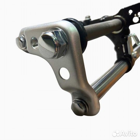 Вилка передняя телескопическая на мопед Альфа, Дельта, Zodiak (d-27мм)