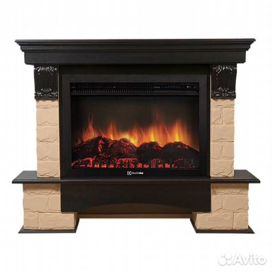Портал Firelight Forte 30S камень бежевый, шпон те