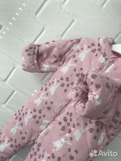 Комбинезон с шапочкой 74 размер