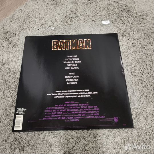 Винил Рrince — оsт Вatman 1989г Германия