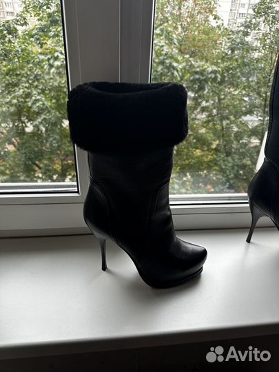 Сапоги женские натуральная кожа зима