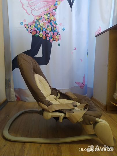 Шезлонг детский chicco бу